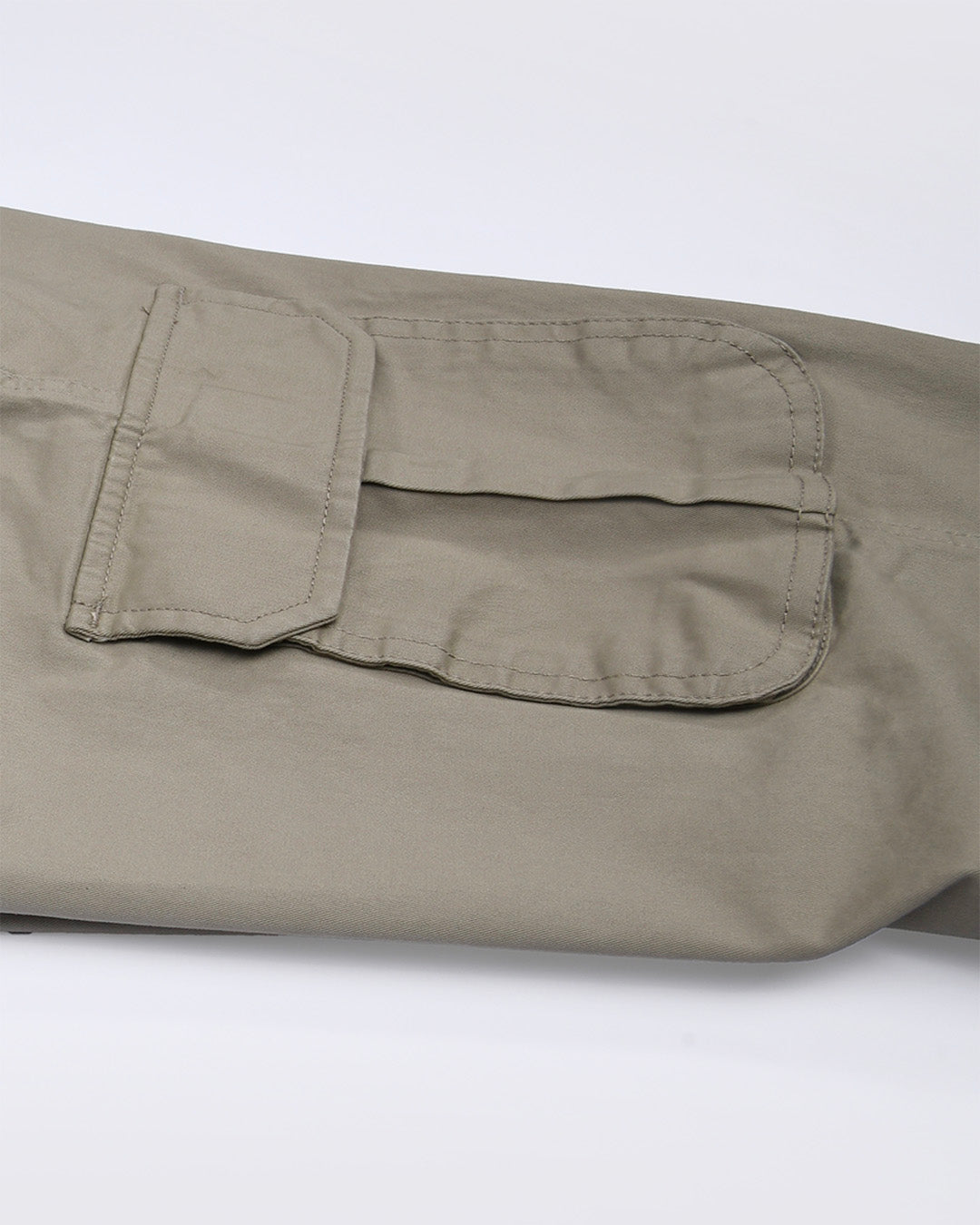 Elevated Twill Tailored Cargo Pant In Beige