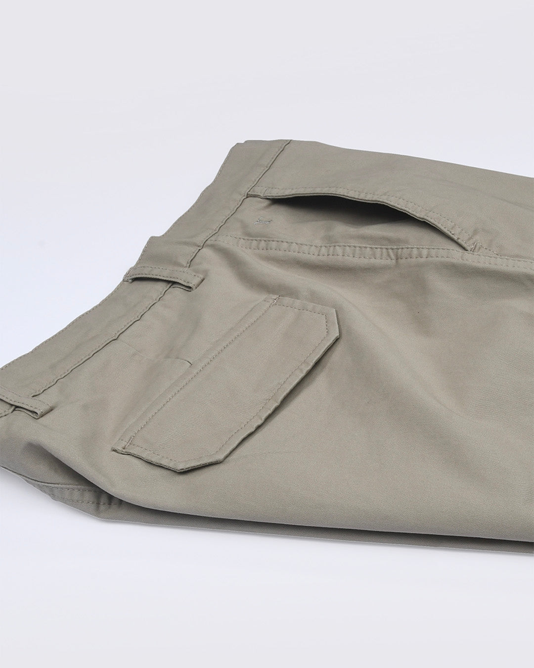 Elevated Twill Tailored Cargo Pant In Beige