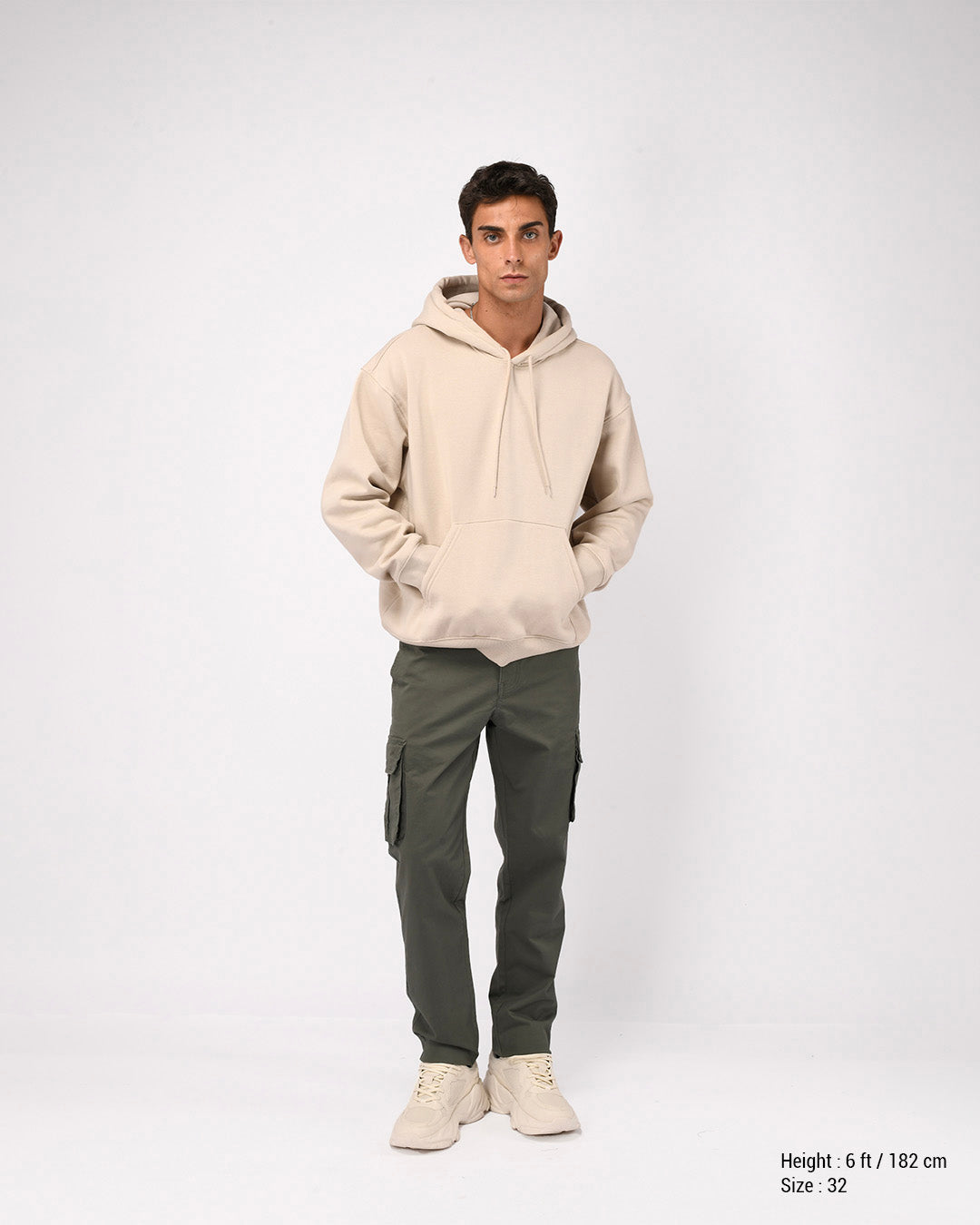Elevated Twill Tailored Cargo Pant In Olive