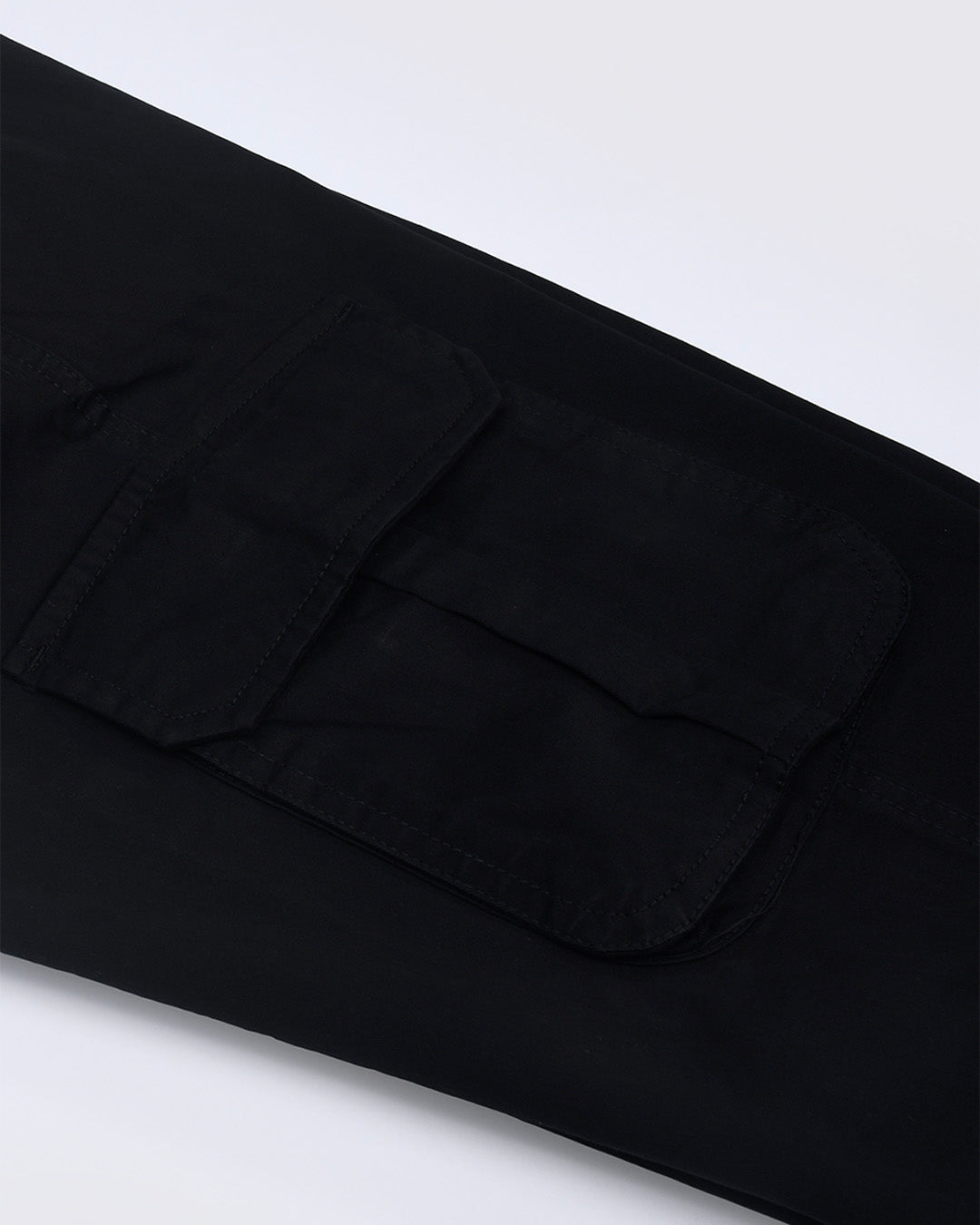 Elevated Twill Tailored Cargo Pant In Black