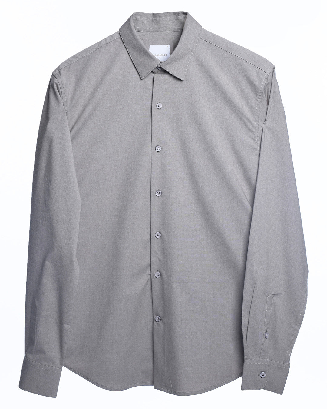 Easy Iron Office Stretch Shirt In Beige