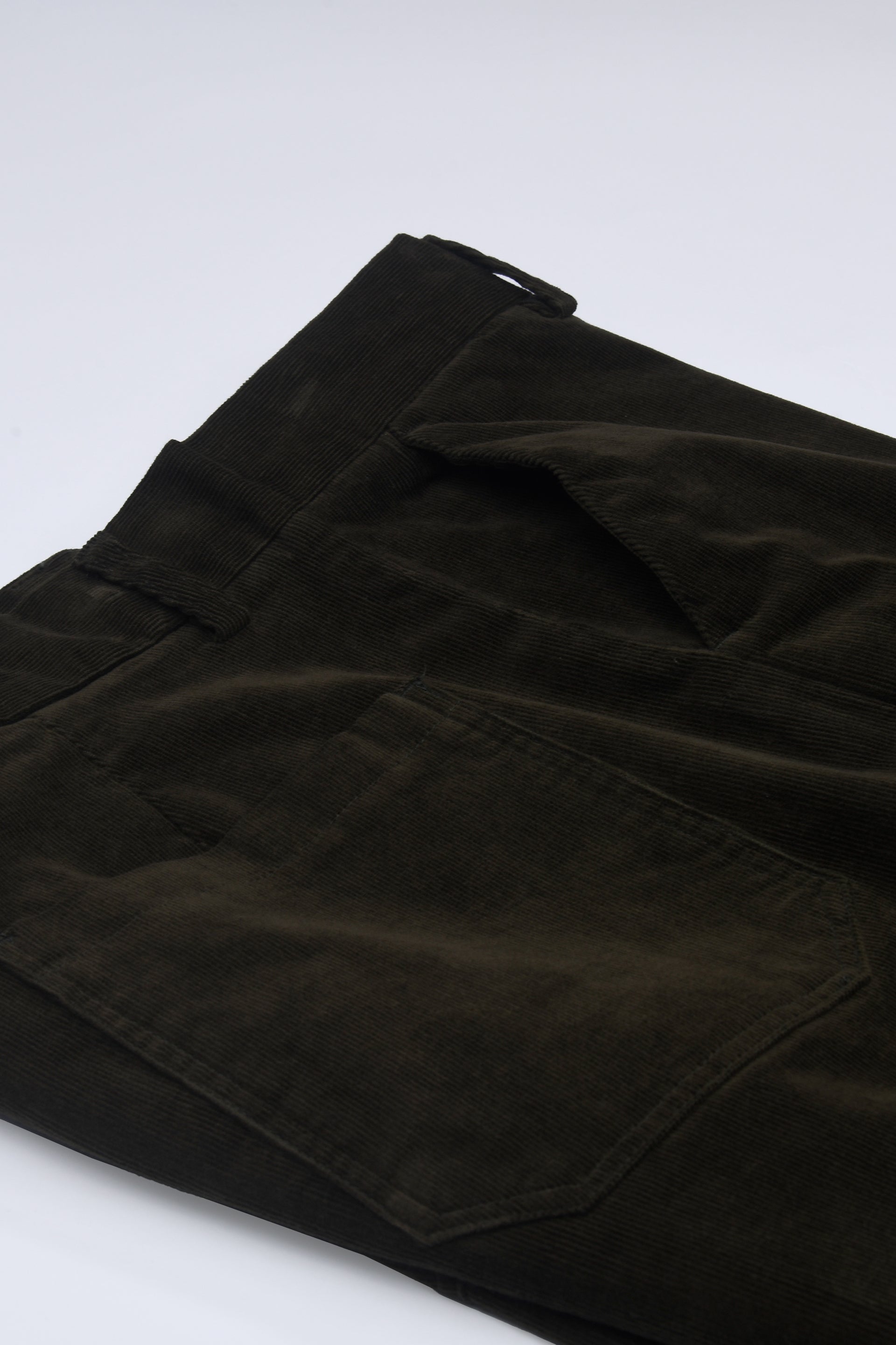 SOFT CORDUROY RELAXED CARGO PANTS