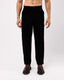 Soft Corduroy Relaxed Cargo Pants In Black