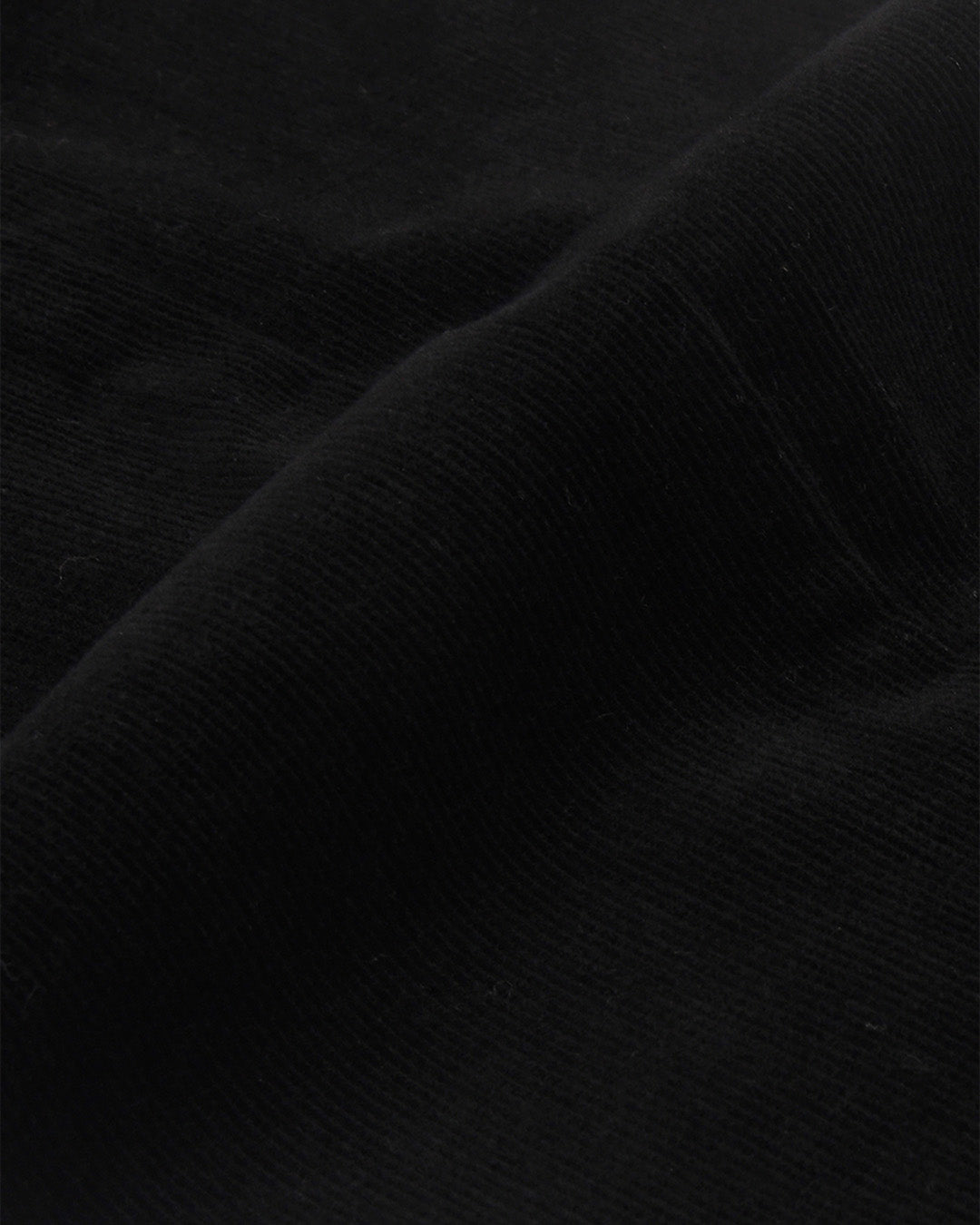 Soft Corduroy Relaxed Cargo Pants In Black