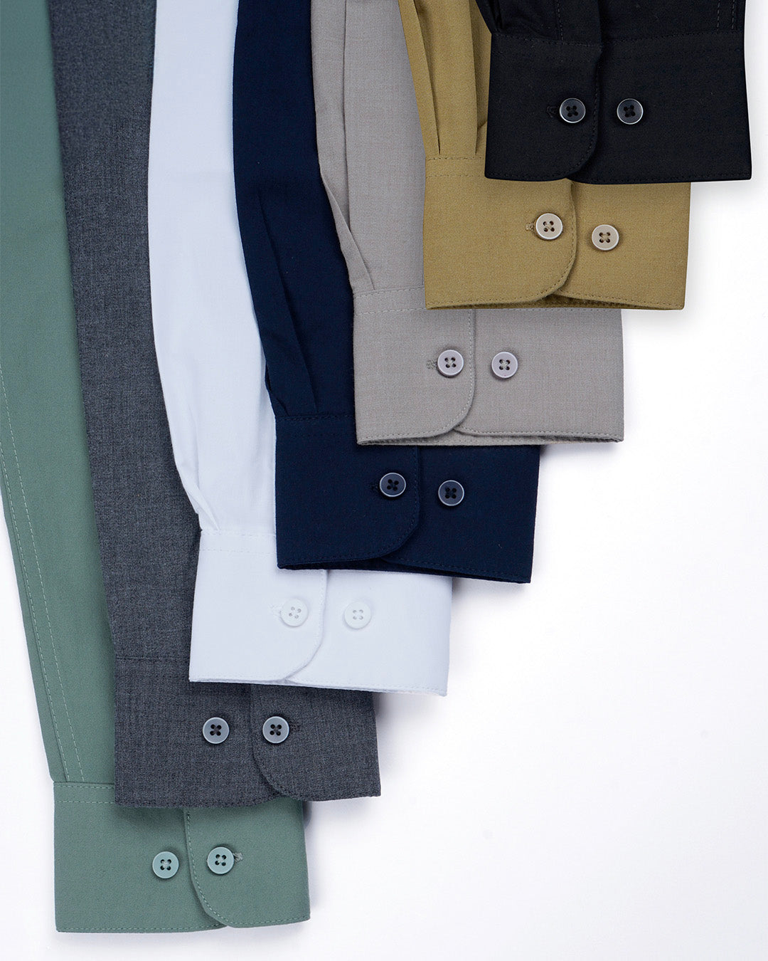 Easy Iron Office Stretch Shirt In Black