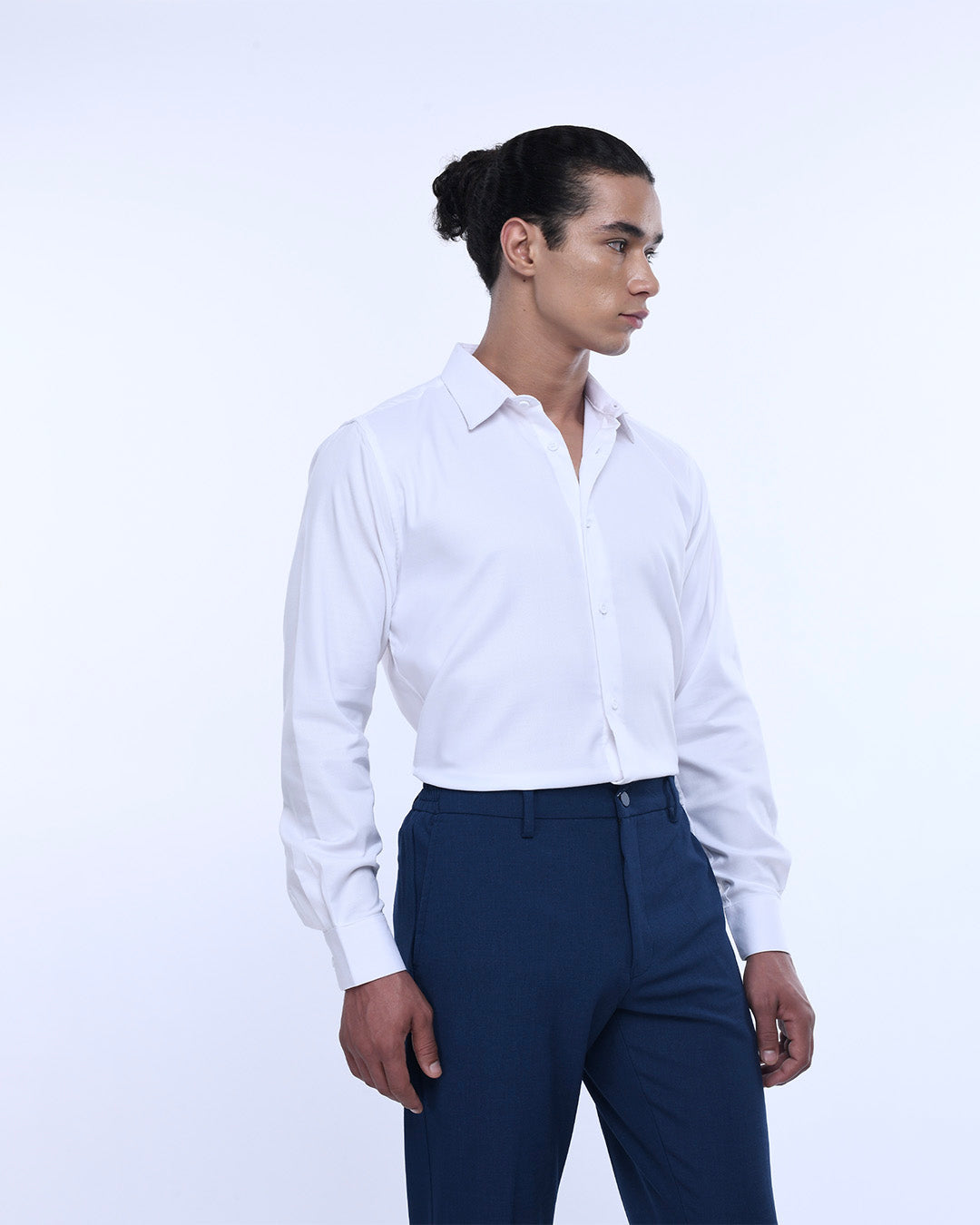 Royal Oxford Stretch Shirt In White