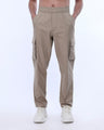 Textured Relaxed Flexiwaist Cargo In Khaki