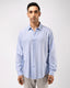 Soft Lyocell Melange Shirt In Blue