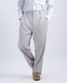 Soft Iron Flexi Relaxed Trouser In Cream