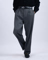 Soft Iron Flexi Relaxed Trouser In Grey