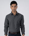 Easy Iron Office Stretch Shirt In Grey