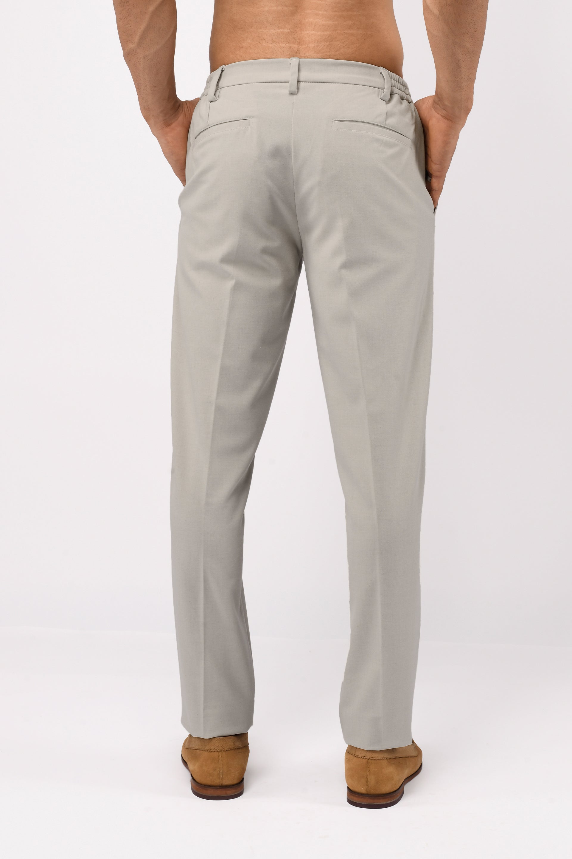 SOFT HANDLE TAILORED TROUSERS