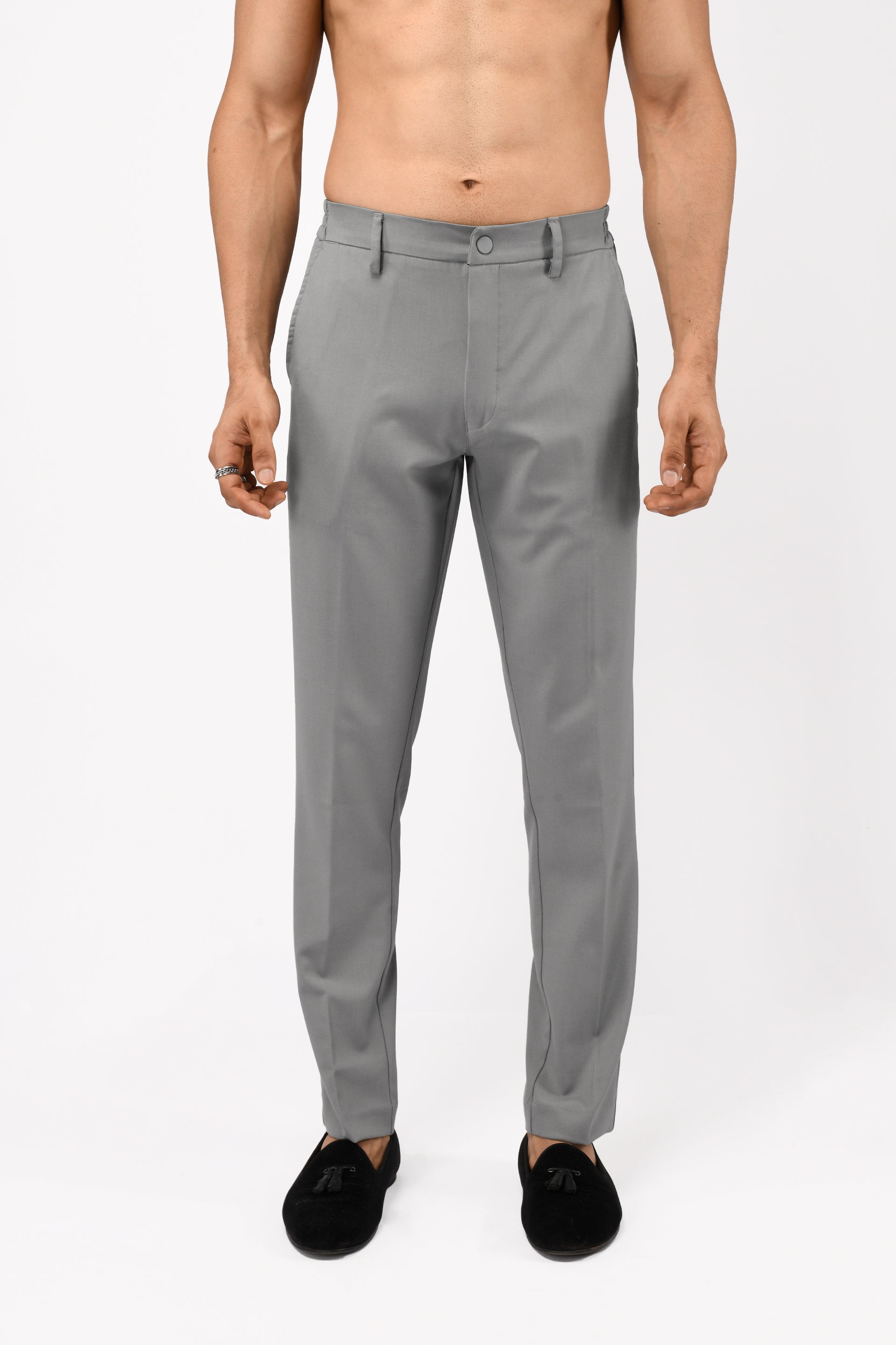 SOFT HANDLE TAILORED TROUSERS