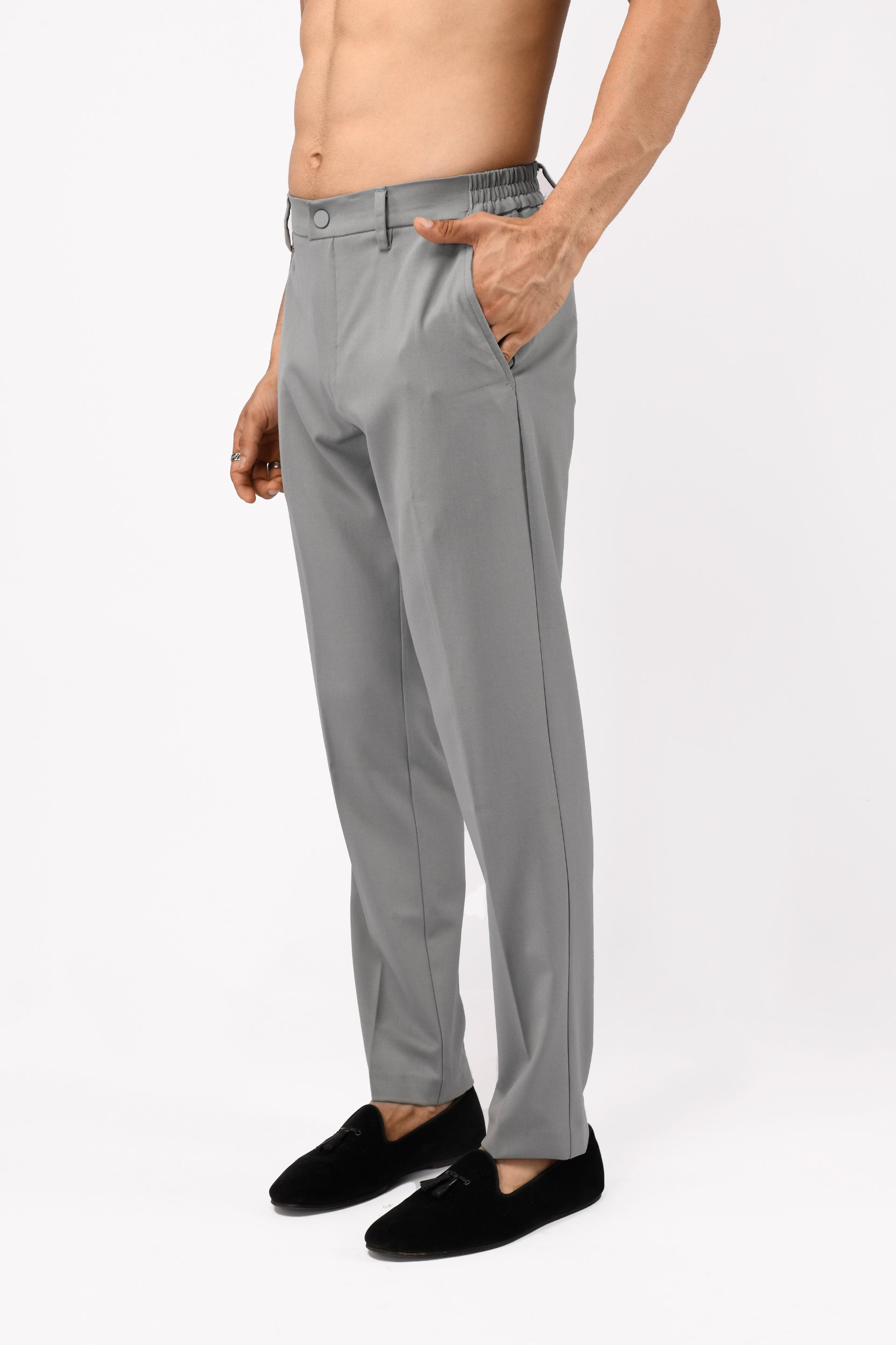 SOFT HANDLE TAILORED TROUSERS