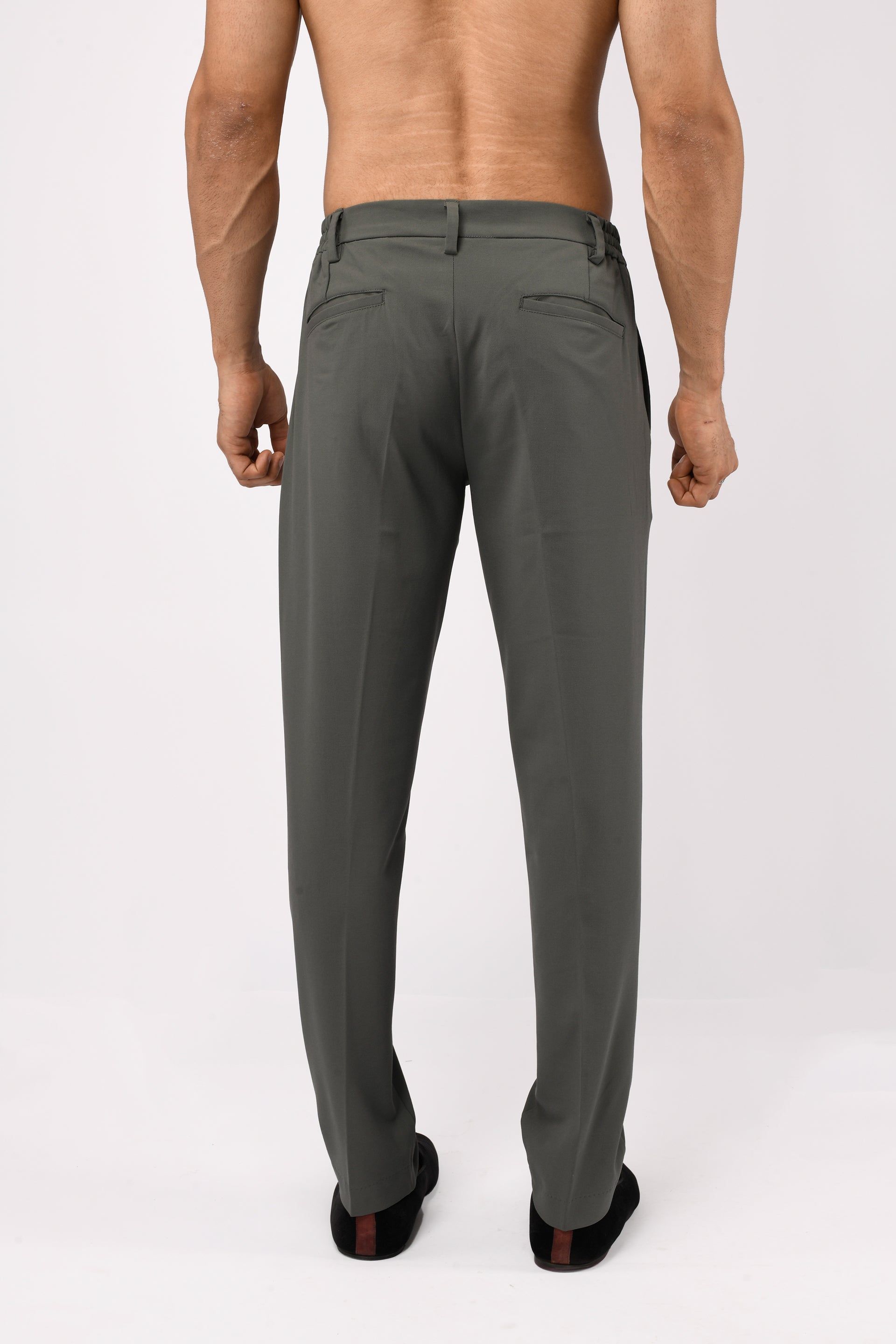 SOFT HANDLE TAILORED TROUSERS