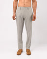 Soft Iron Flexi Tailored Trouser In Cream
