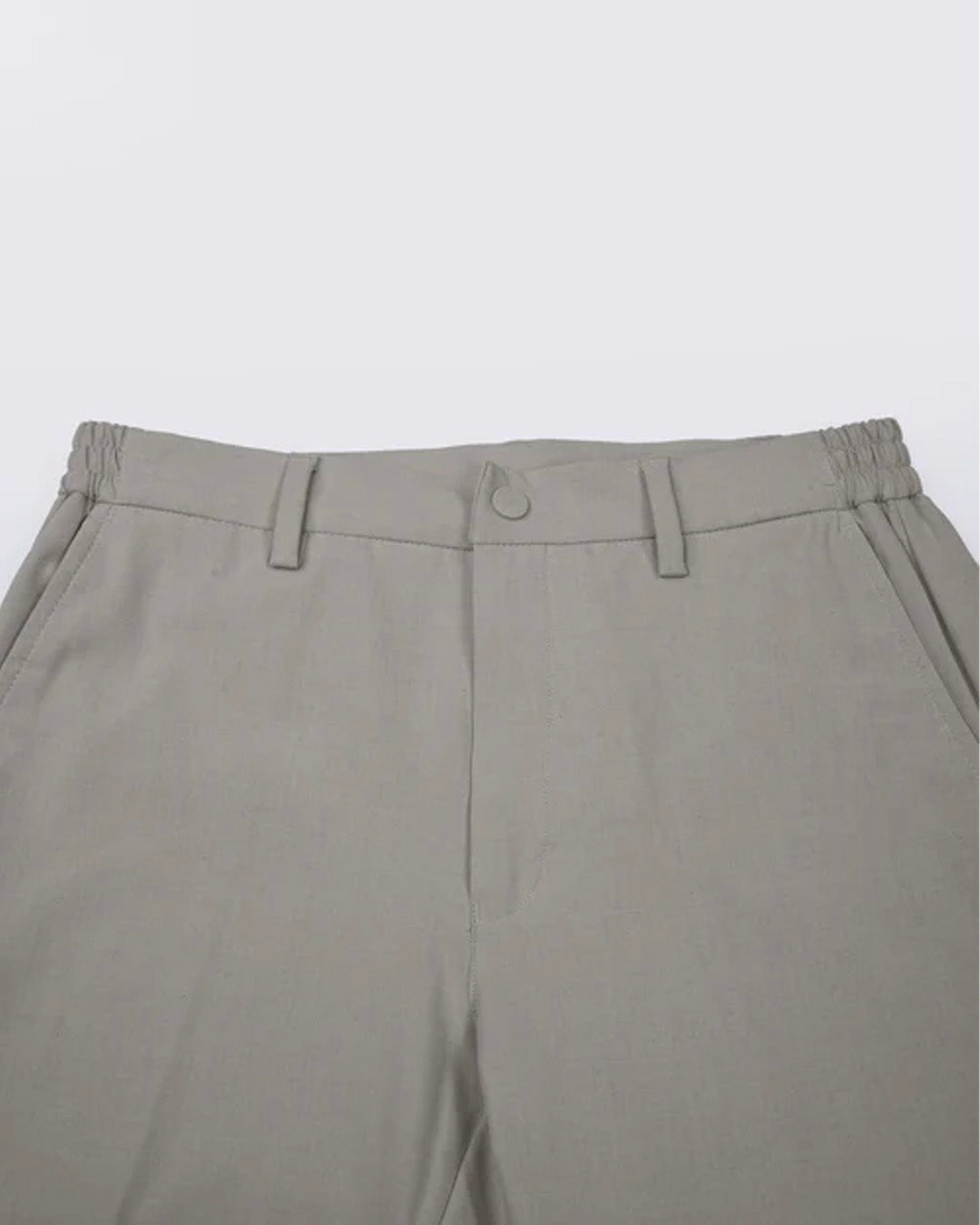 Soft Iron Flexi Tailored Trouser In Cream