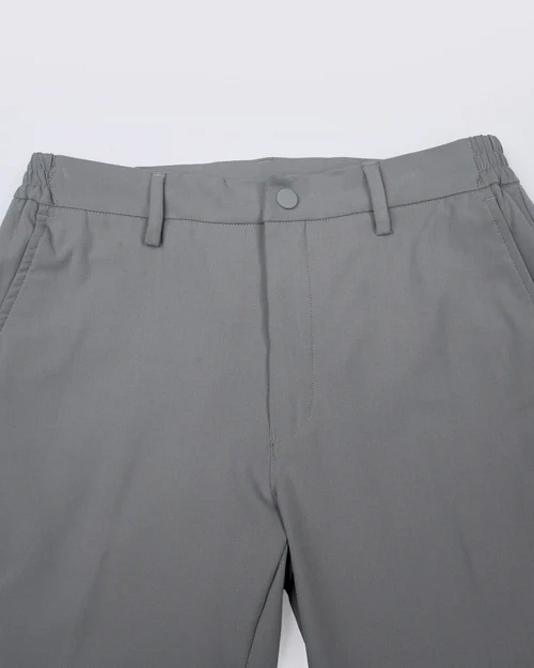 Soft Iron Flexi Tailored Trouser In Light Grey