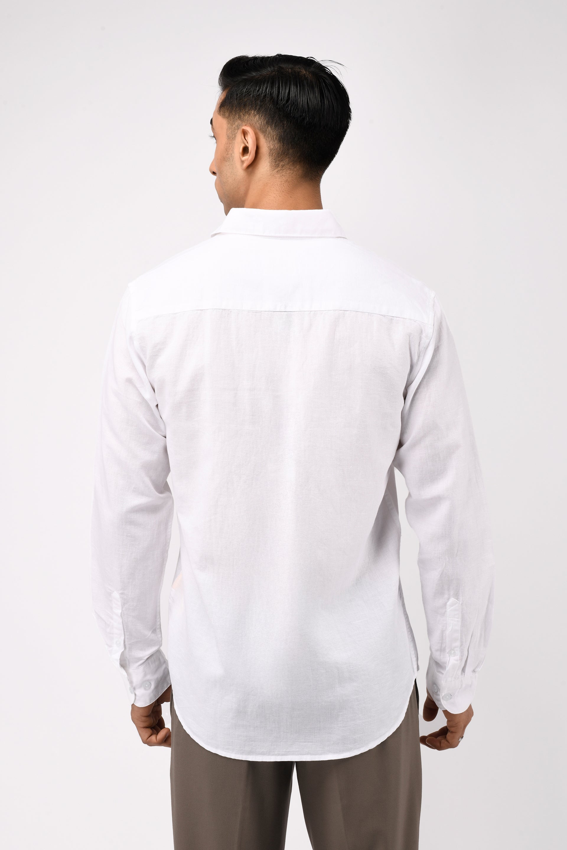 CLASSIC FUSED LINEN SHIRT