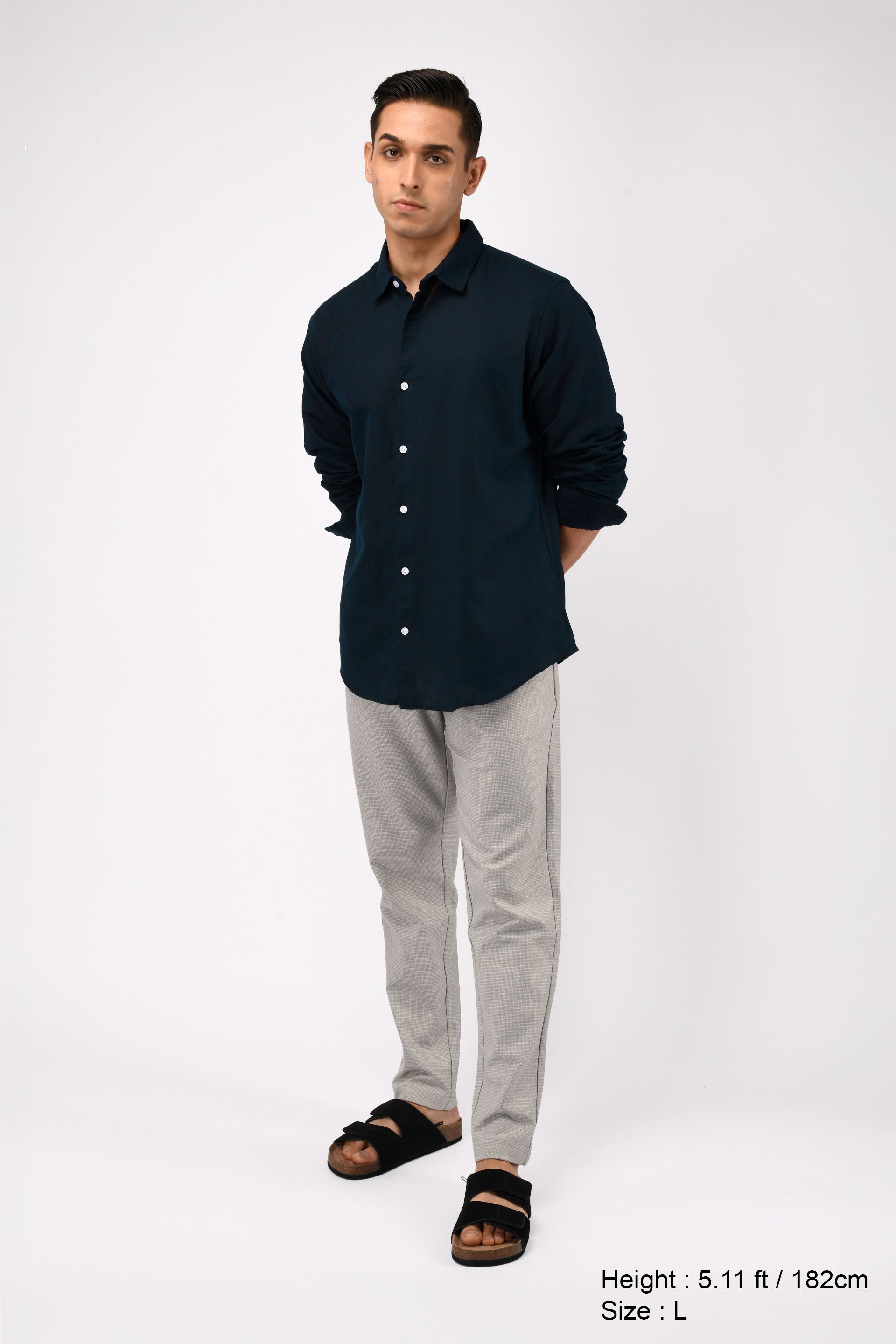 CLASSIC FUSED LINEN SHIRT