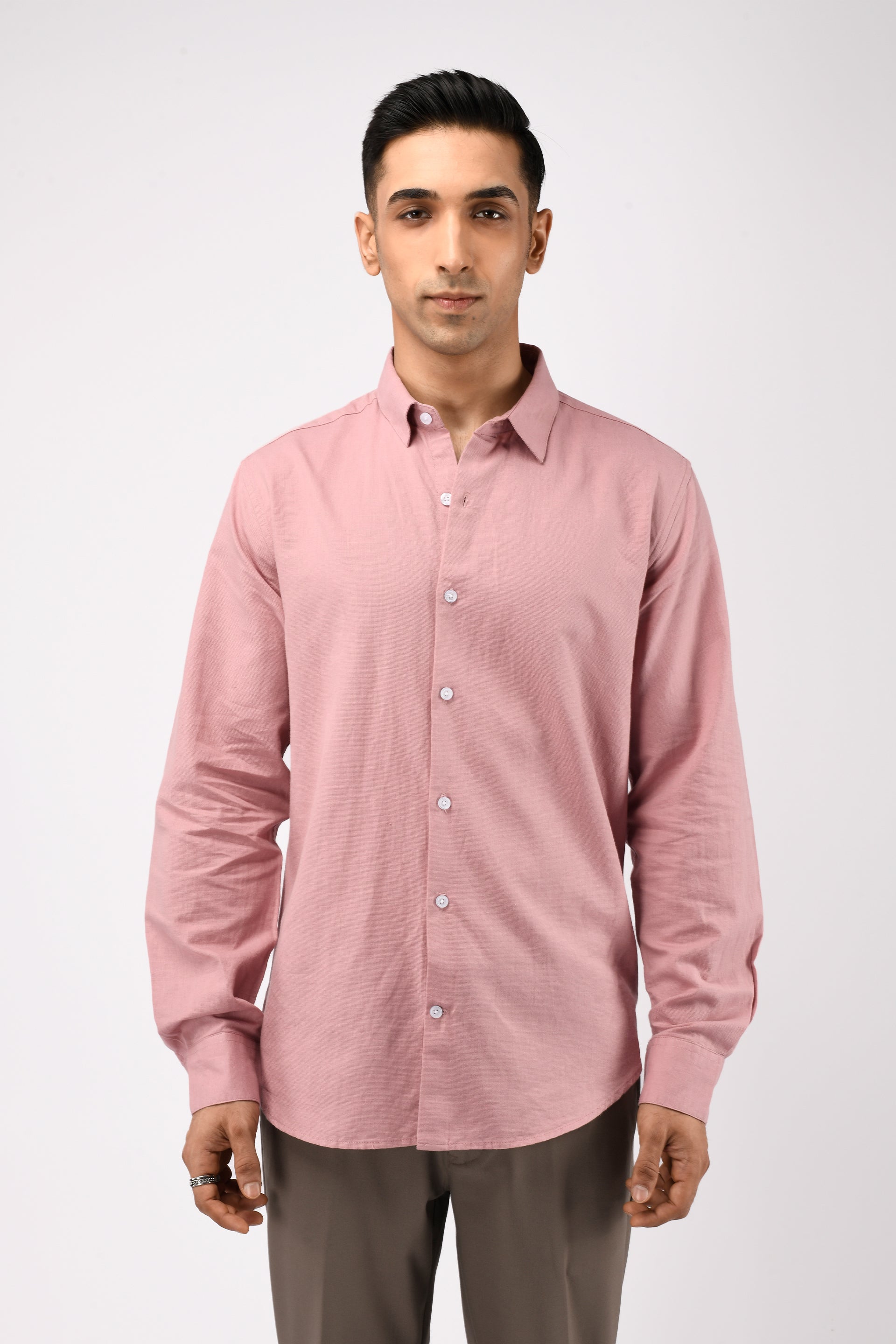 CLASSIC FUSED LINEN SHIRT