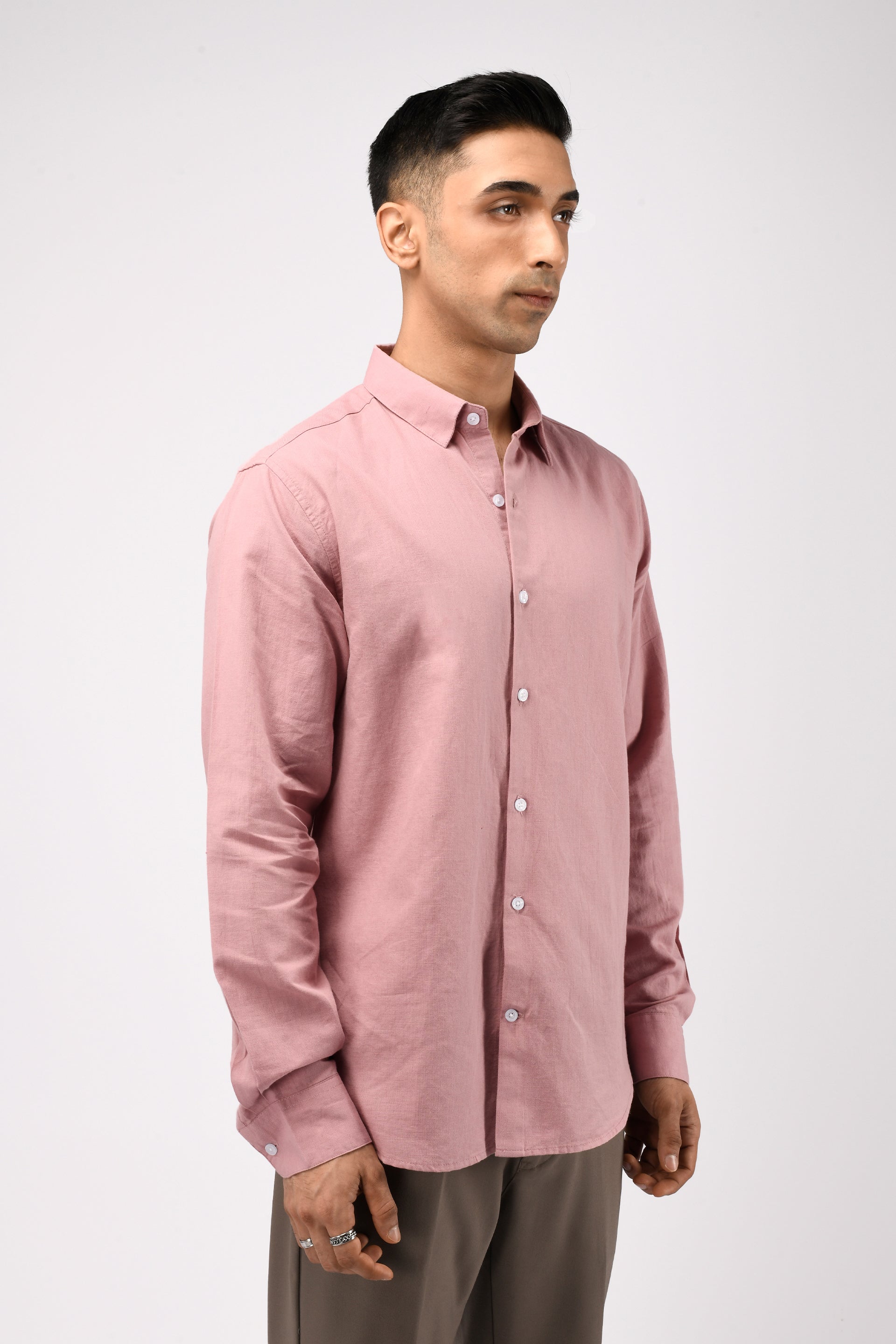 CLASSIC FUSED LINEN SHIRT