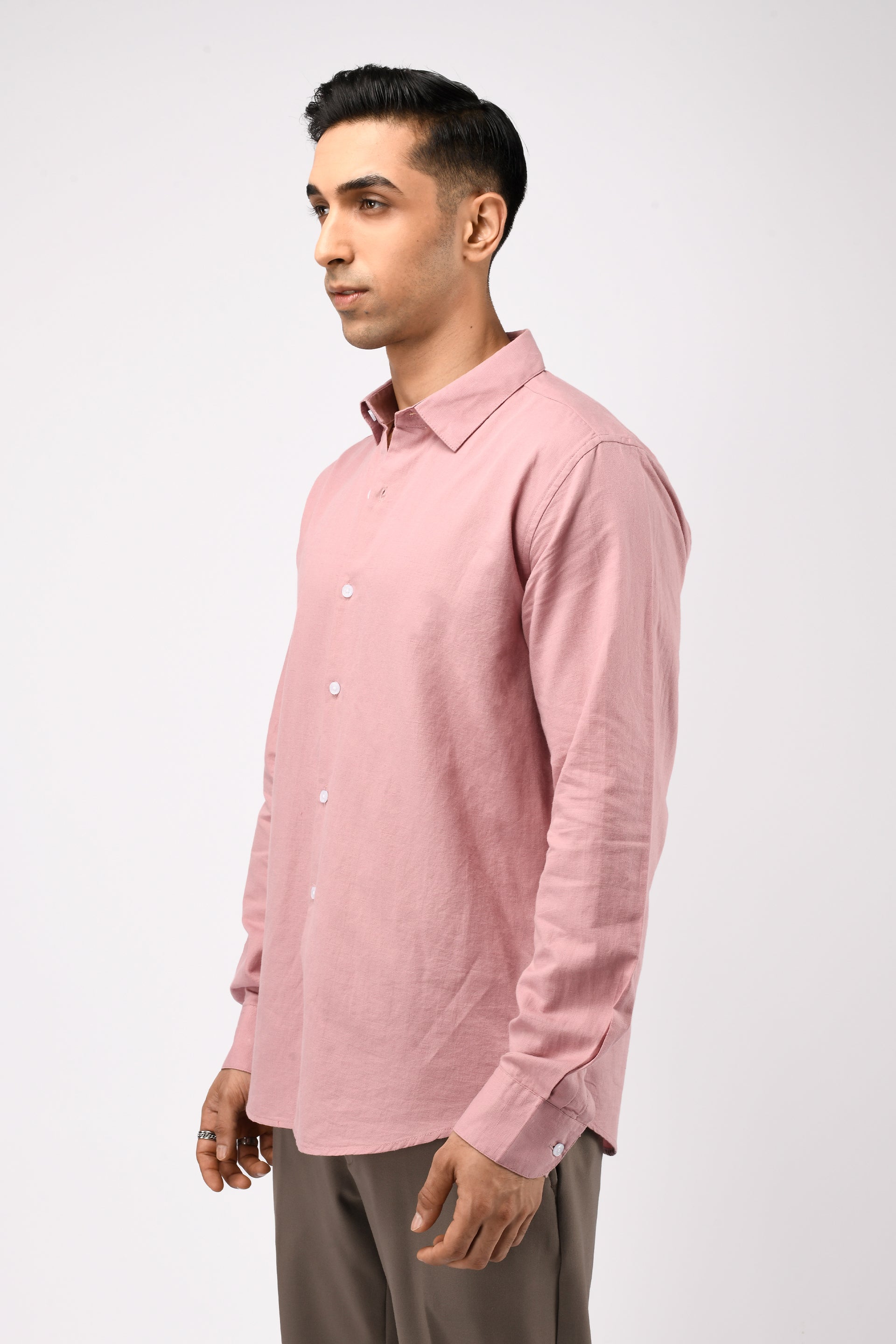 CLASSIC FUSED LINEN SHIRT