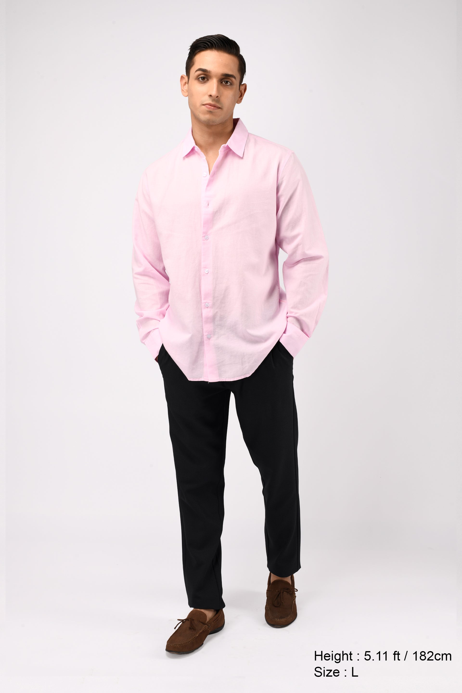 CLASSIC FUSED LINEN SHIRT