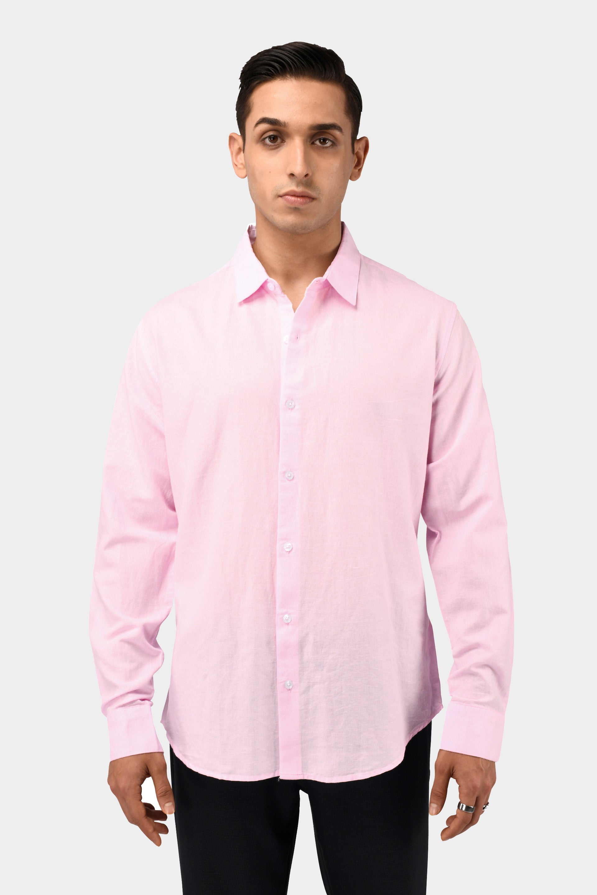 CLASSIC FUSED LINEN SHIRT