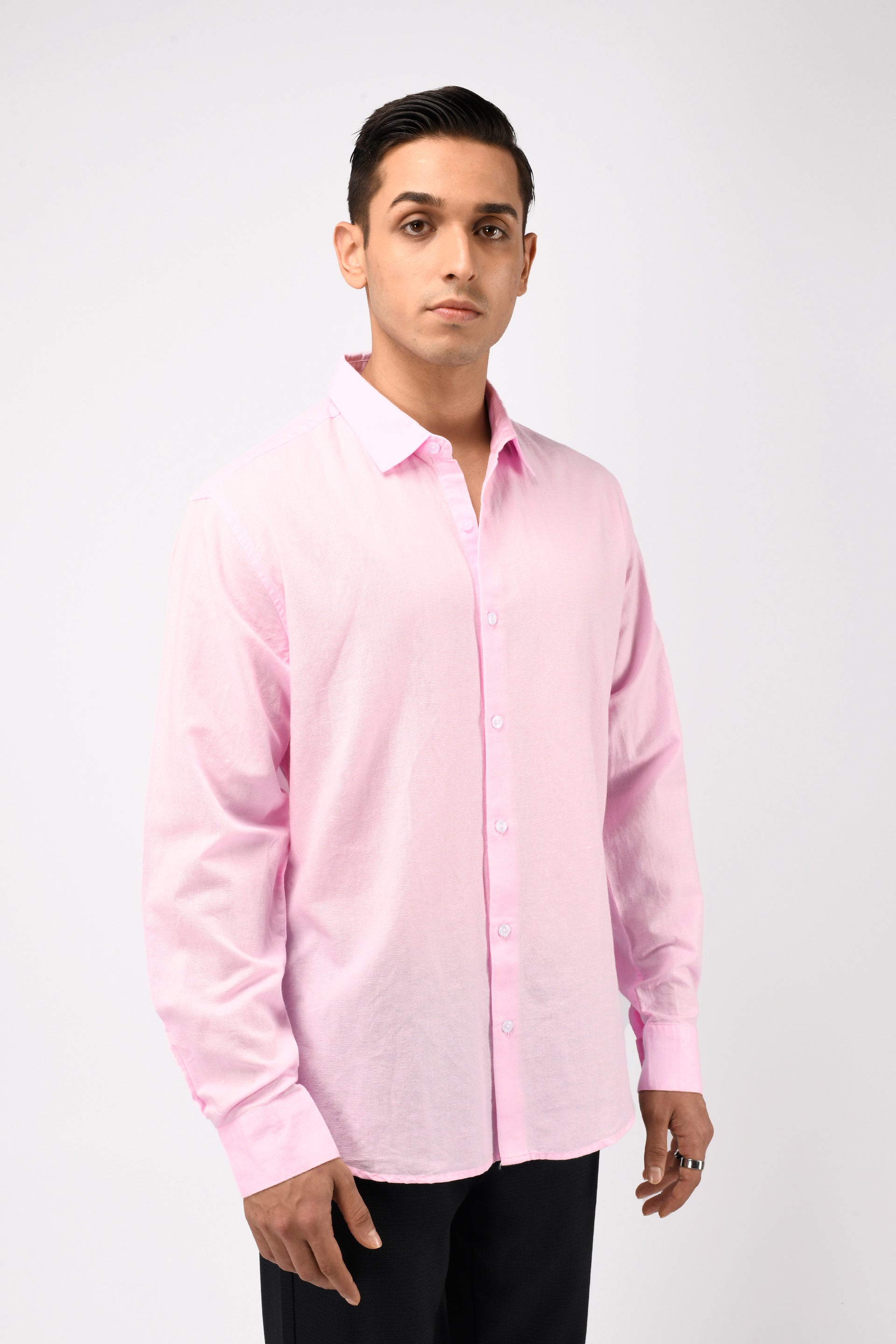 CLASSIC FUSED LINEN SHIRT