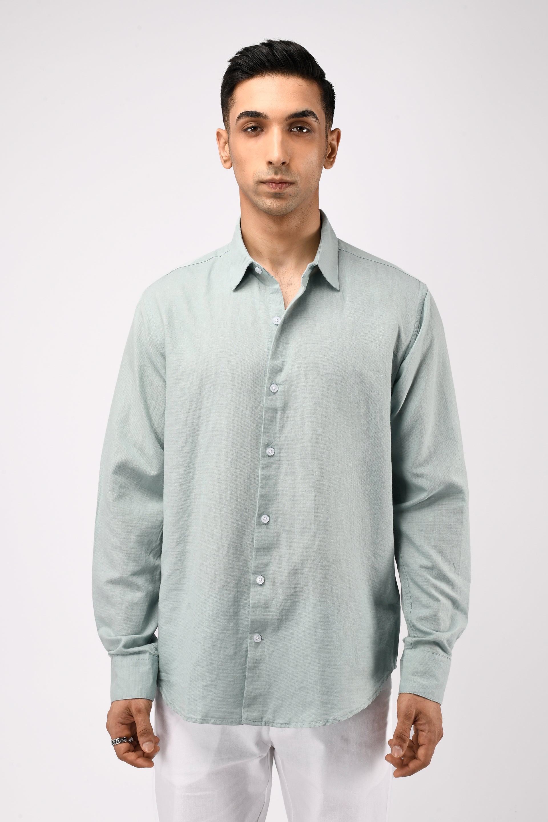 CLASSIC FUSED LINEN SHIRT