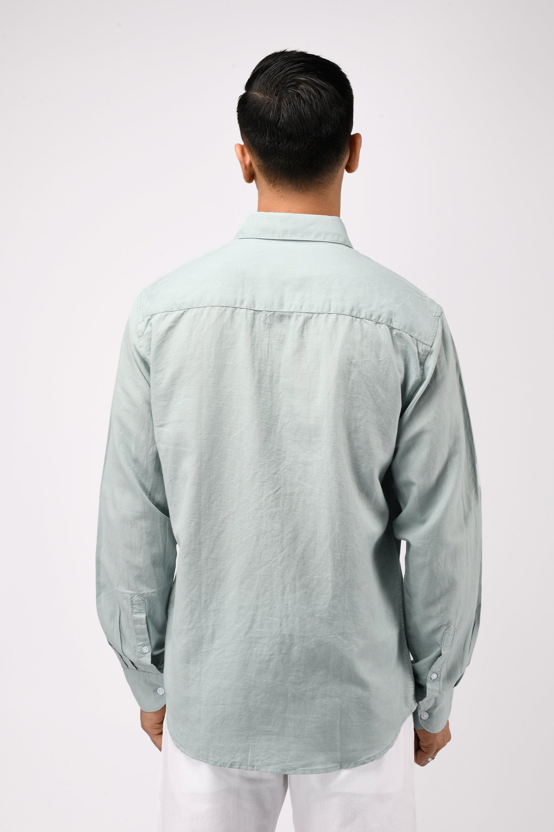 CLASSIC FUSED LINEN SHIRT