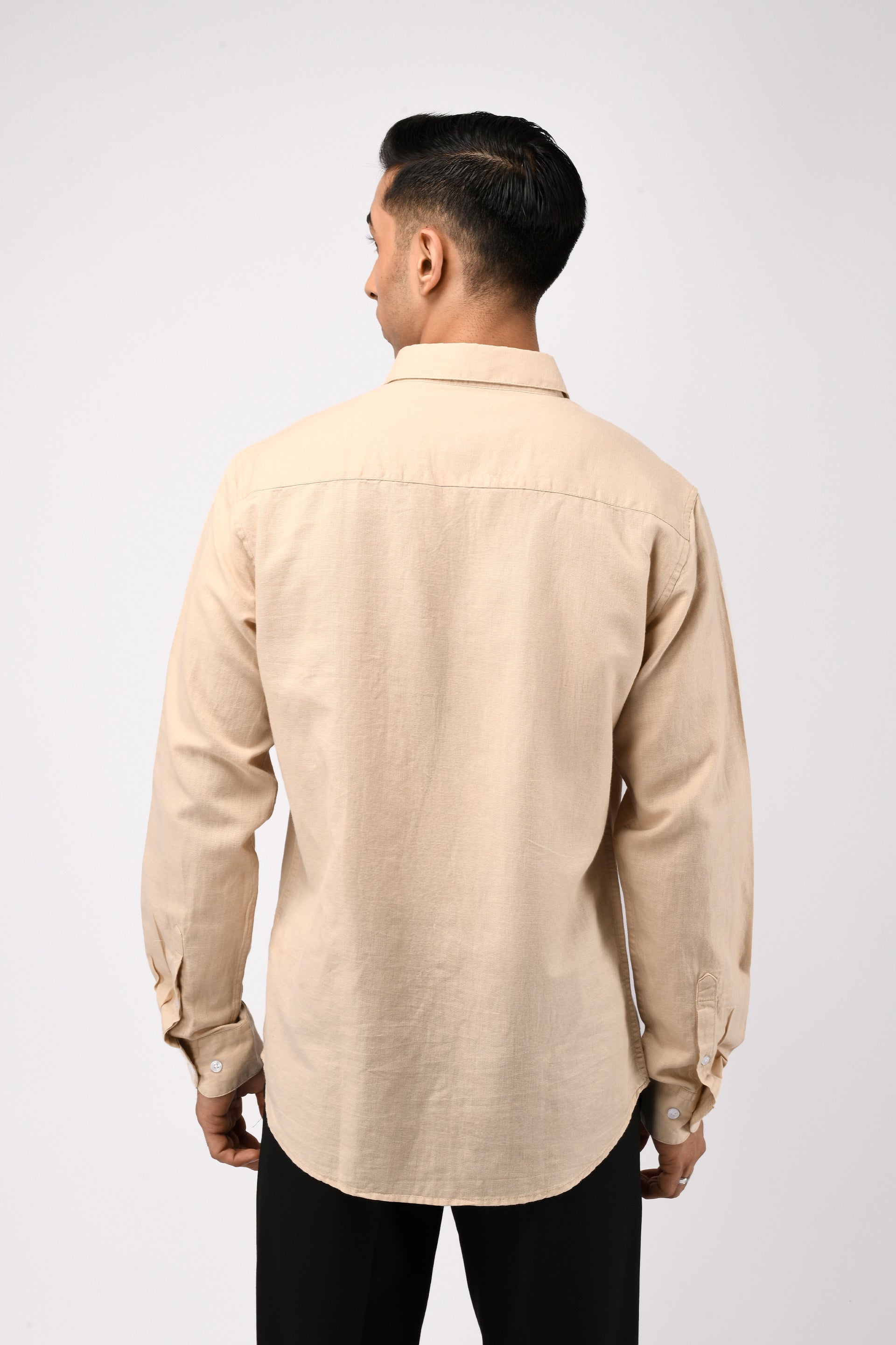 CLASSIC FUSED LINEN SHIRT