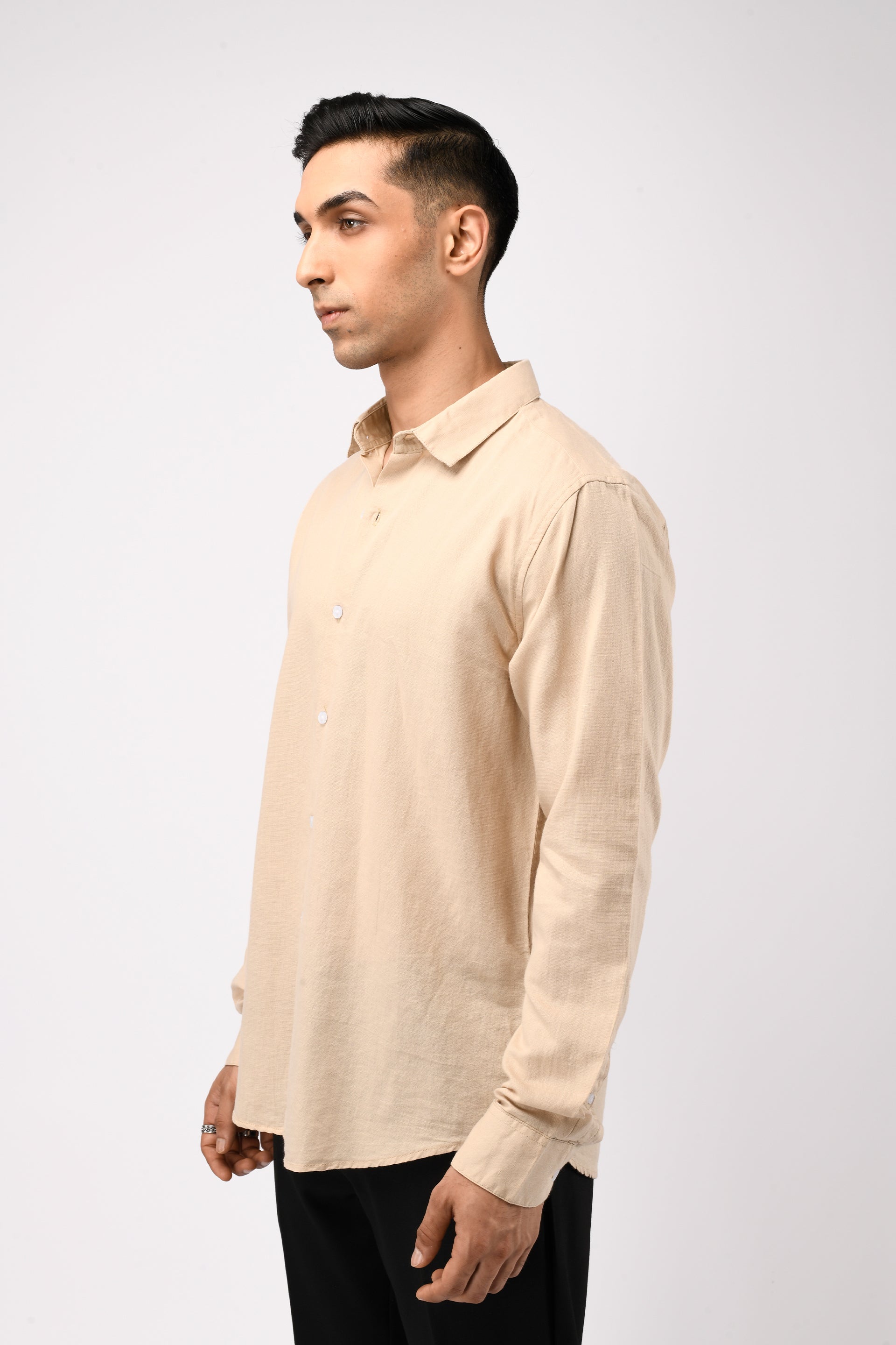 CLASSIC FUSED LINEN SHIRT