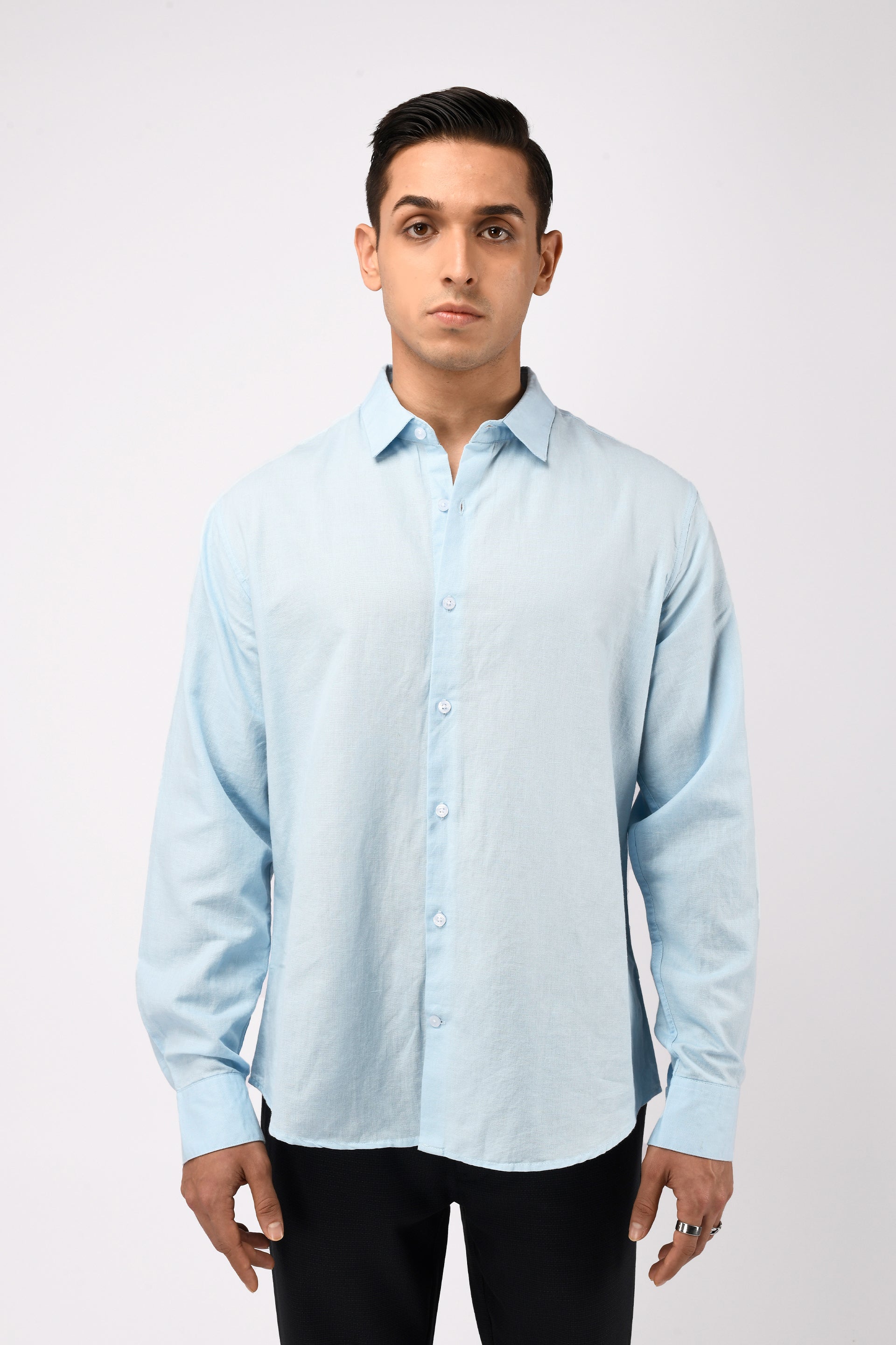 CLASSIC FUSED LINEN SHIRT