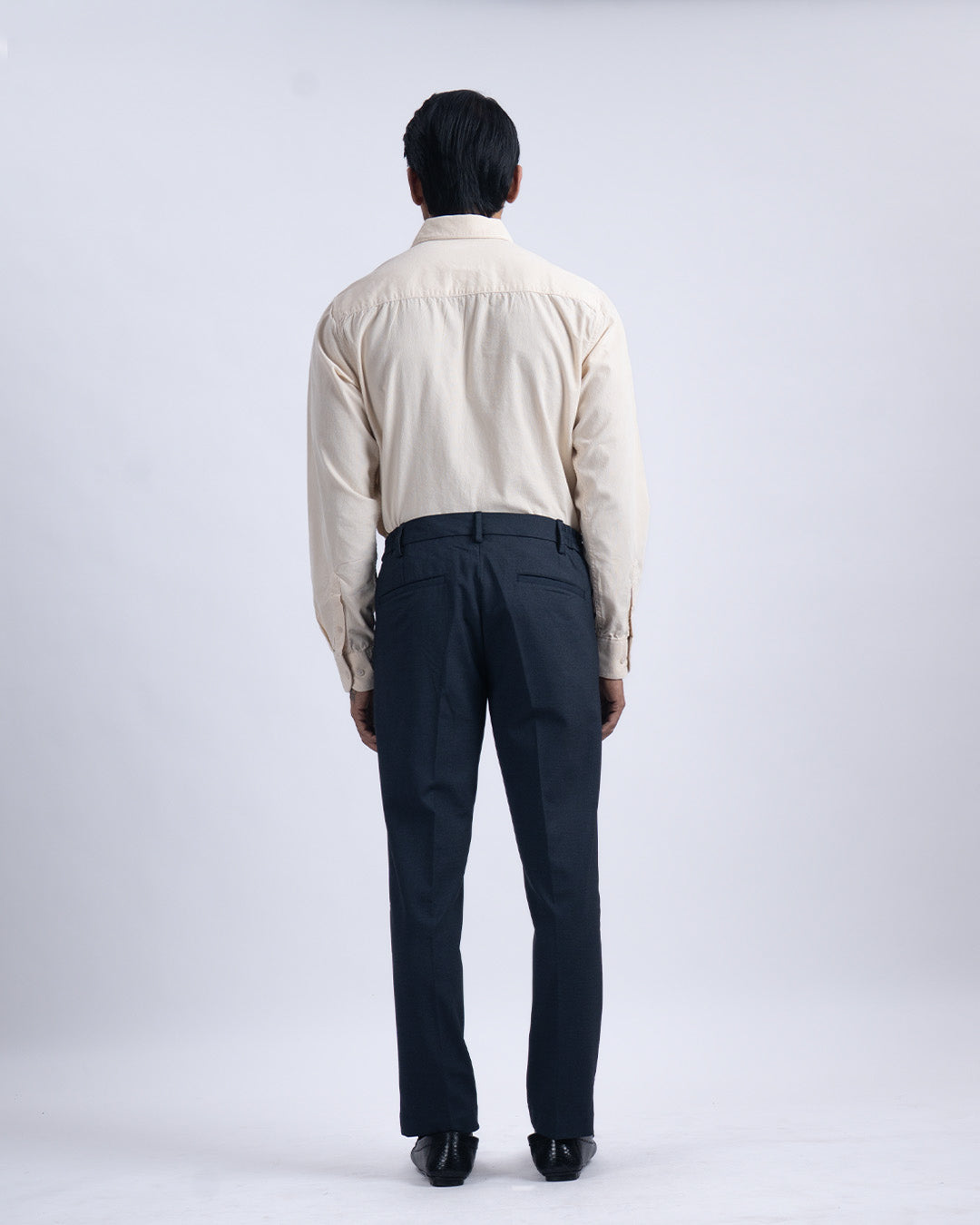 Easy Iron Flexi Tailored Trouser In Navy