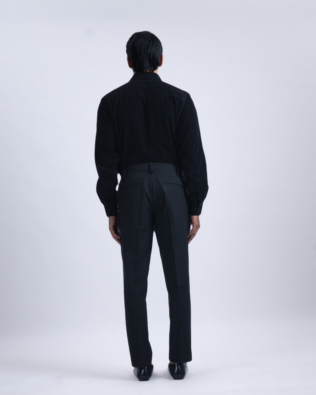 Easy Iron Flexi Tailored Trouser In Black