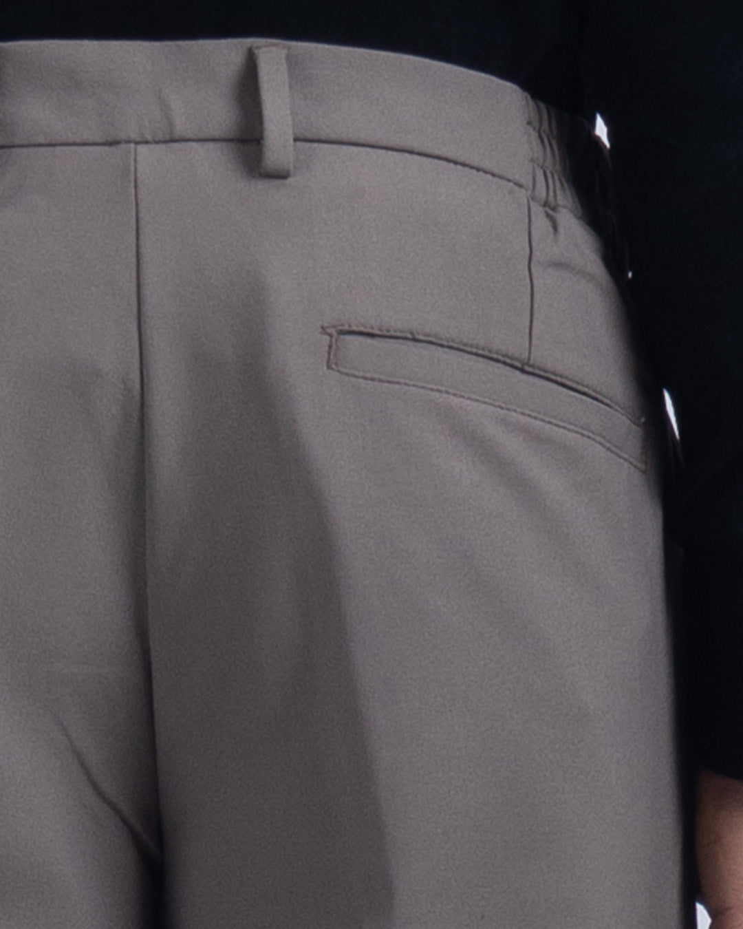 Easy Iron Flexi Tailored Trouser In Beige