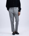 Easy Iron Flexi Tailored Trouser In Grey