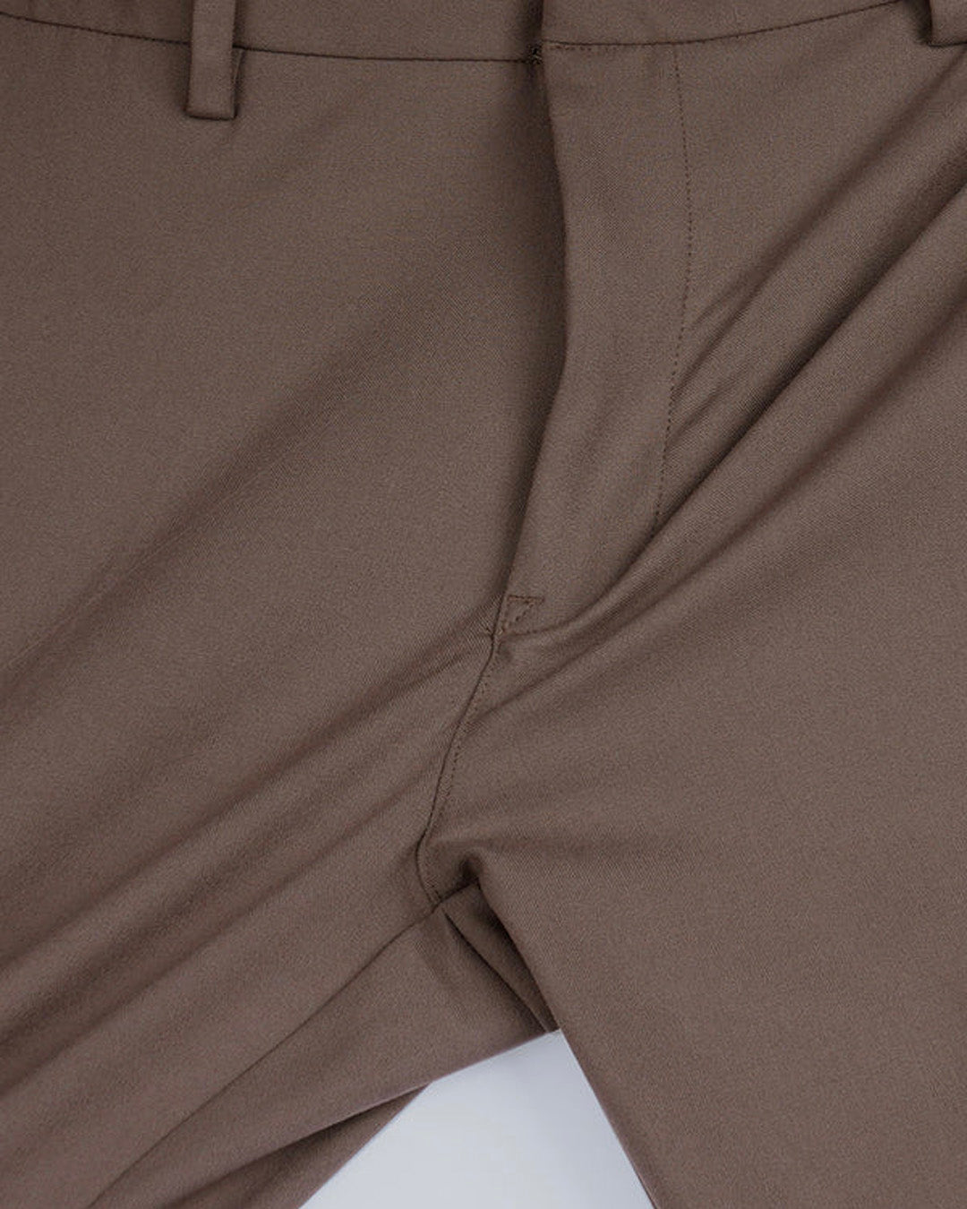 Easy Iron Flexi Tailored Trouser In Beige