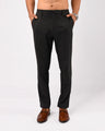 Easy Iron Flexi Tailored Trouser In Dark Grey