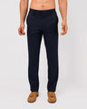 Easy Iron Flexi Tailored Trouser In Navy