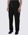 Easy Iron Flexi Relaxed Trouser In Black