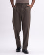Easy Iron Flexi Relaxed Trouser In Fur Brown