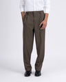 Easy Iron Flexi Relaxed Trouser In Brown