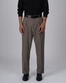 Easy Iron Flexi Relaxed Trouser In Beige