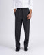 Easy Iron Flexi Relaxed Trouser In Dark Grey