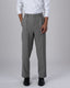 Soft Iron Flexi Pinstriped Relaxed Pants In Grey