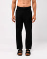 Soft Modal Relaxed Trouser In Black