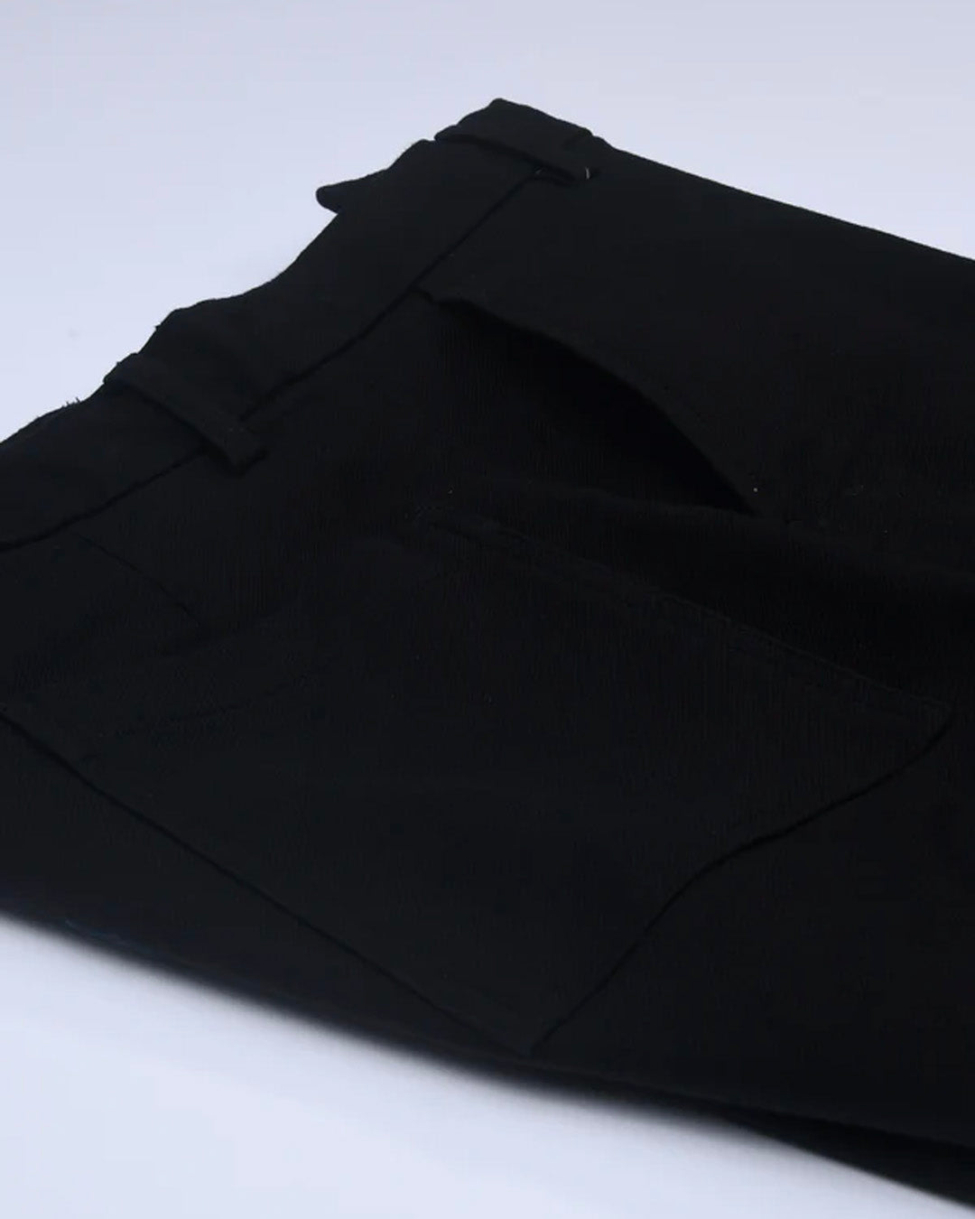 Soft Modal Relaxed Trouser In Black